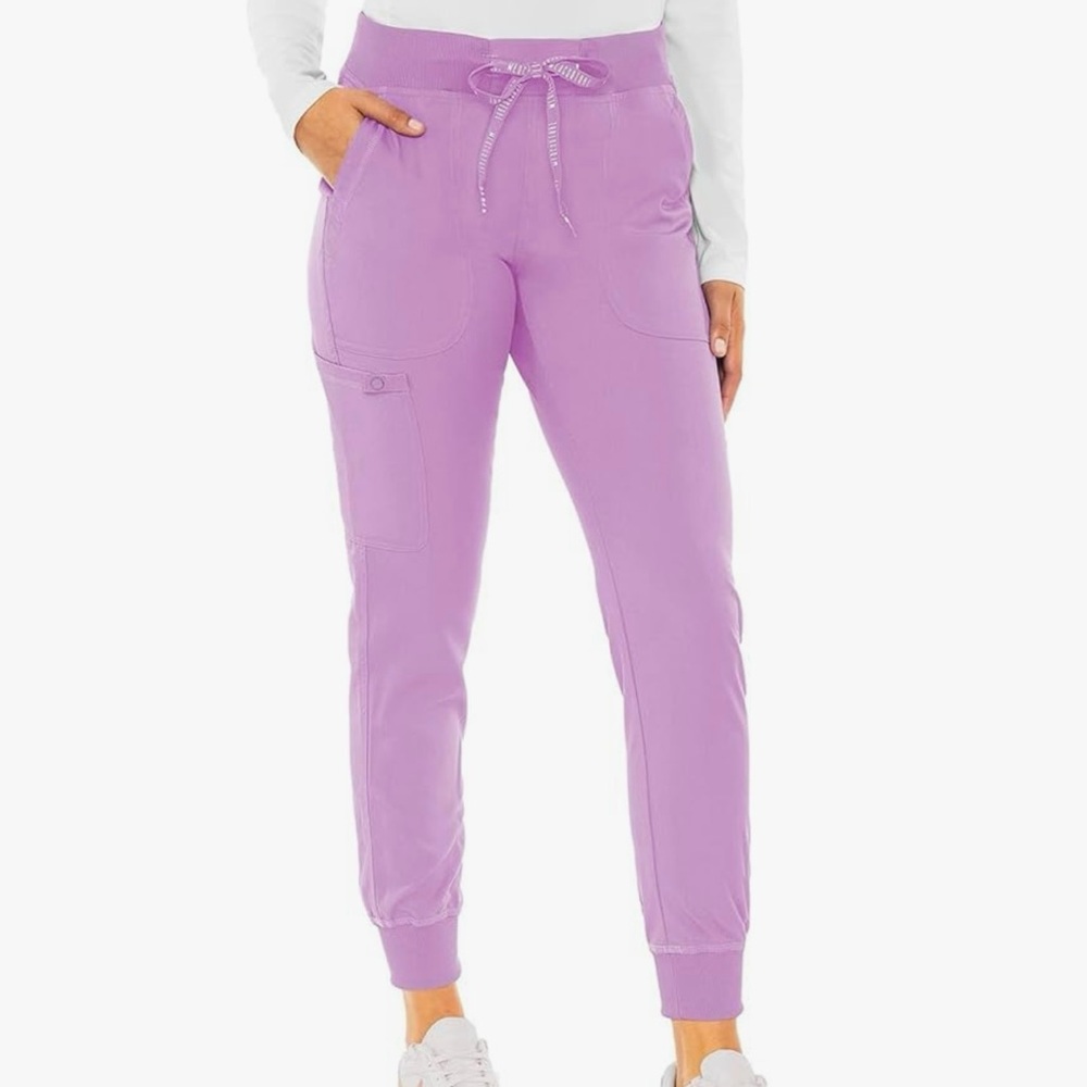 Med Couture Lilac Jogger Scrub Pants